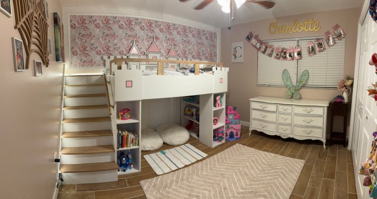 Custom built kids bed